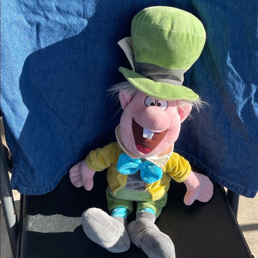 Mad Hatter Plush Toy with Green Hat